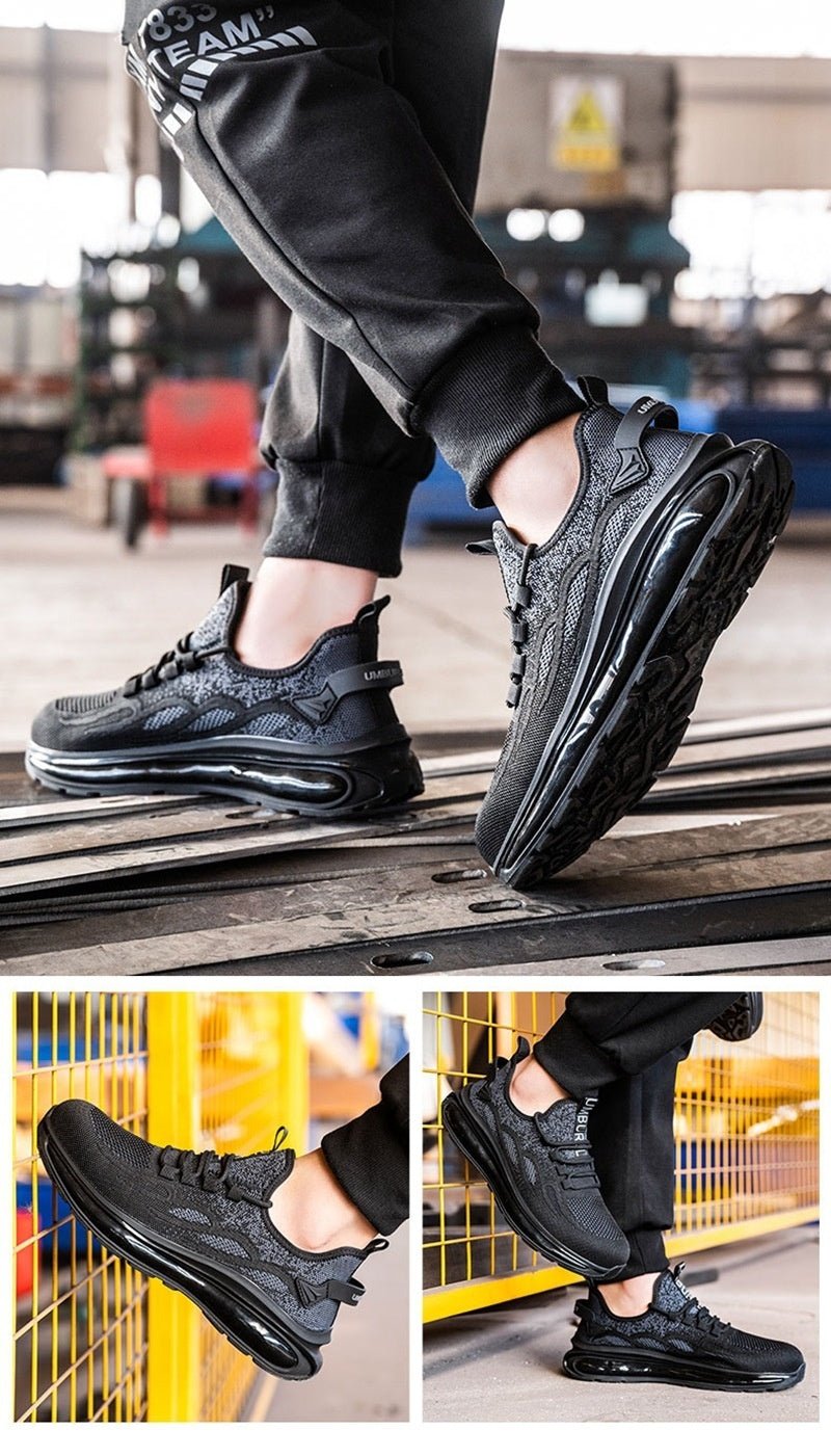 Lightweight Breathable Steel Toe Cap Safety Shoes Protective Footwear - GOGLOBALL