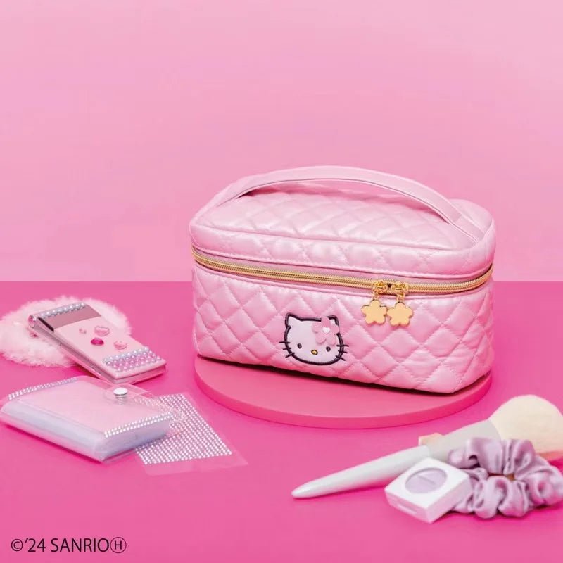 New Sanrio Hello Kitty Women Cosmetic Bag Cartoon Anime Makeup Bag Waterproof Travel Toiletry Storage Bag Beauty Case Girl Gifts - GOGLOBALL