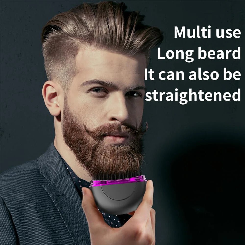 Mini Beard Straightener Wireless Hair Straightener - GOGLOBALL
