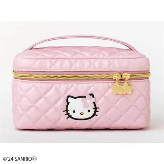 New Sanrio Hello Kitty Women Cosmetic Bag Cartoon Anime Makeup Bag Waterproof Travel Toiletry Storage Bag Beauty Case Girl Gifts - GOGLOBALL
